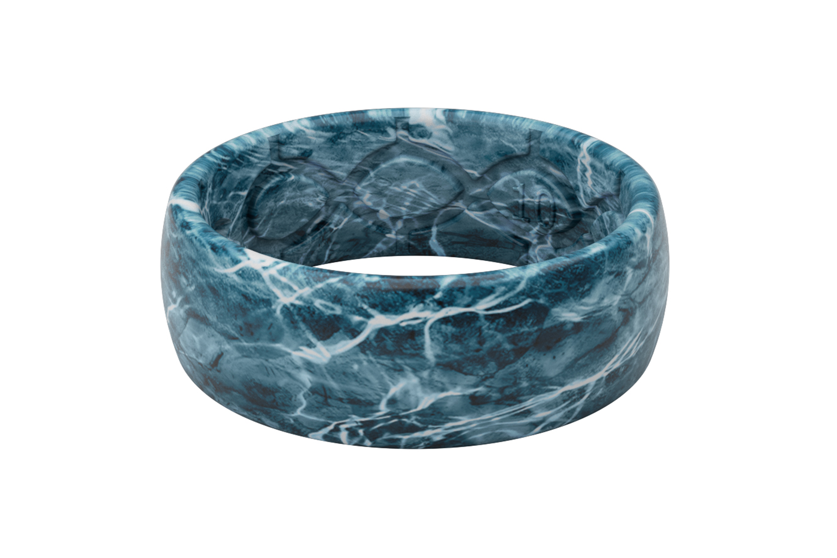 Mossy Oak Elements Agua Spindrift Pattern Silicone Ring – Groove Life
