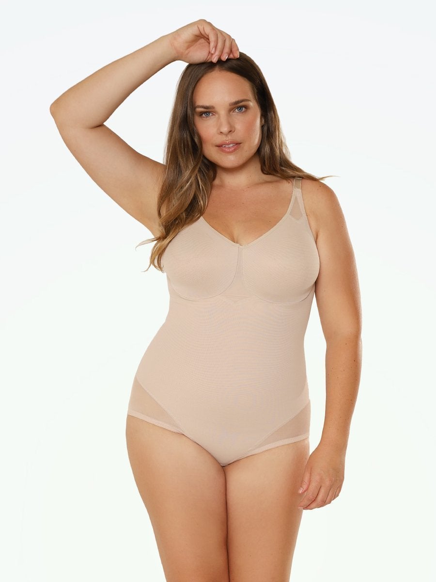 Miraclesuit Sheer Underwire Bodybriefer plus size