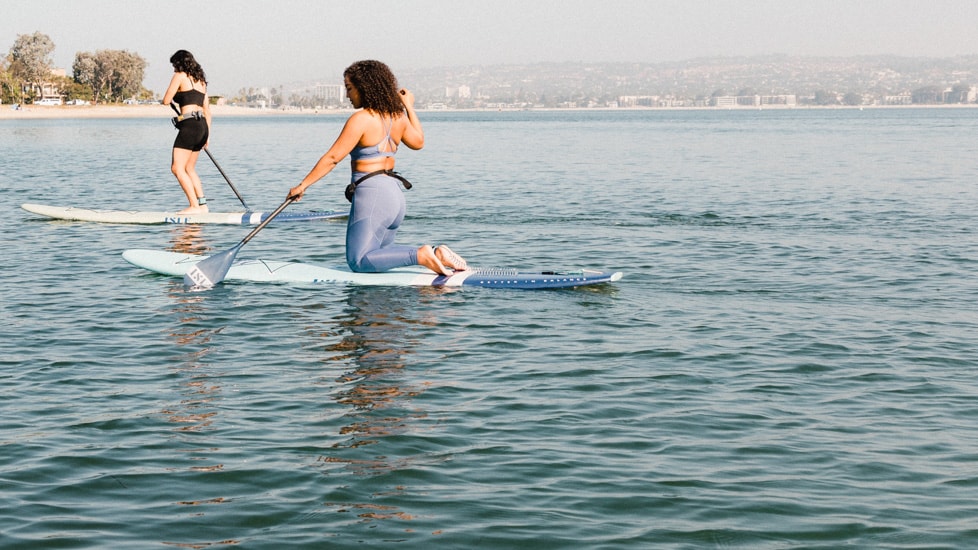 Can You Sit On A SUP And Paddle?