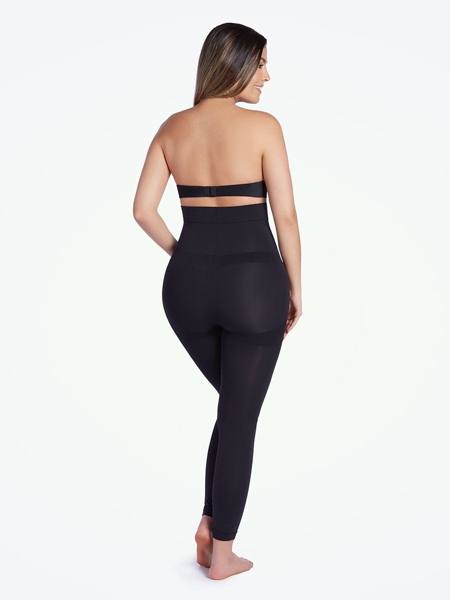 Curveez Leggings High waist with an extra-wide support band
