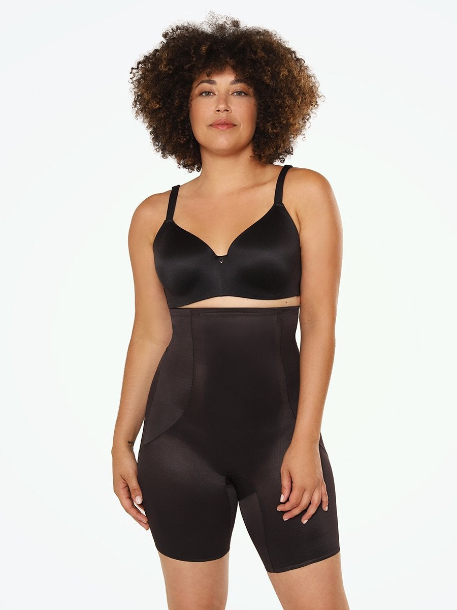 Miraclesuit Shape Away High Waisted Thigh Slimmer black