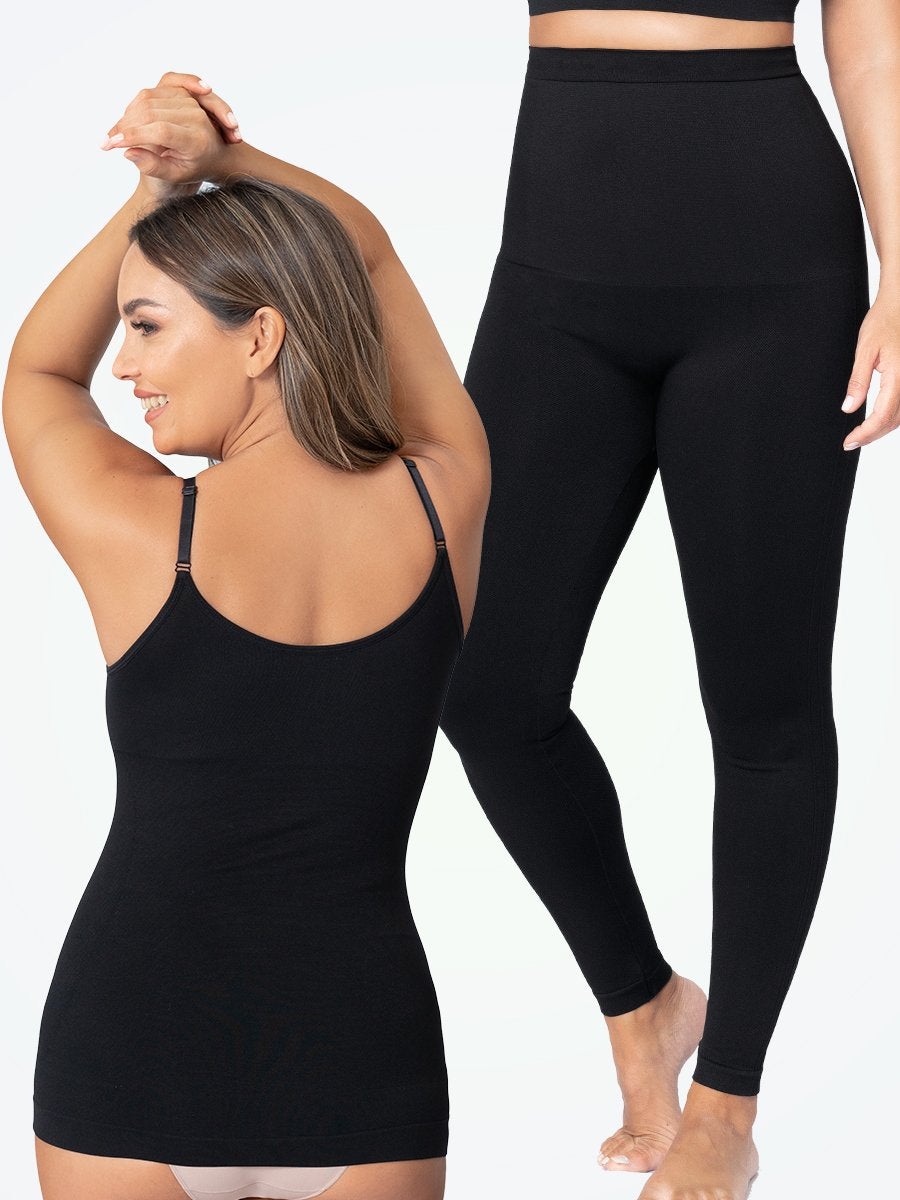 Bundle Shapermint Essentials - 1 Scoop Neck Cami + 1 High Waisted Shaping Leggings