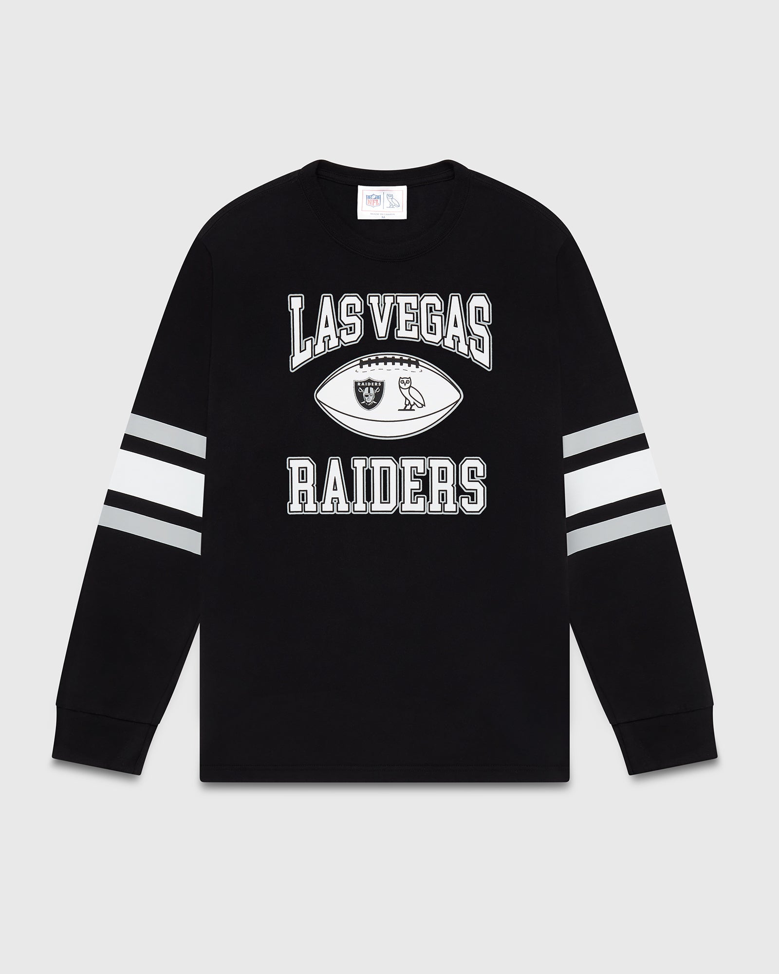 OVO x NFL Las Vegas Raiders Longsleeve T-Shirt Black Men's - SS23 - US