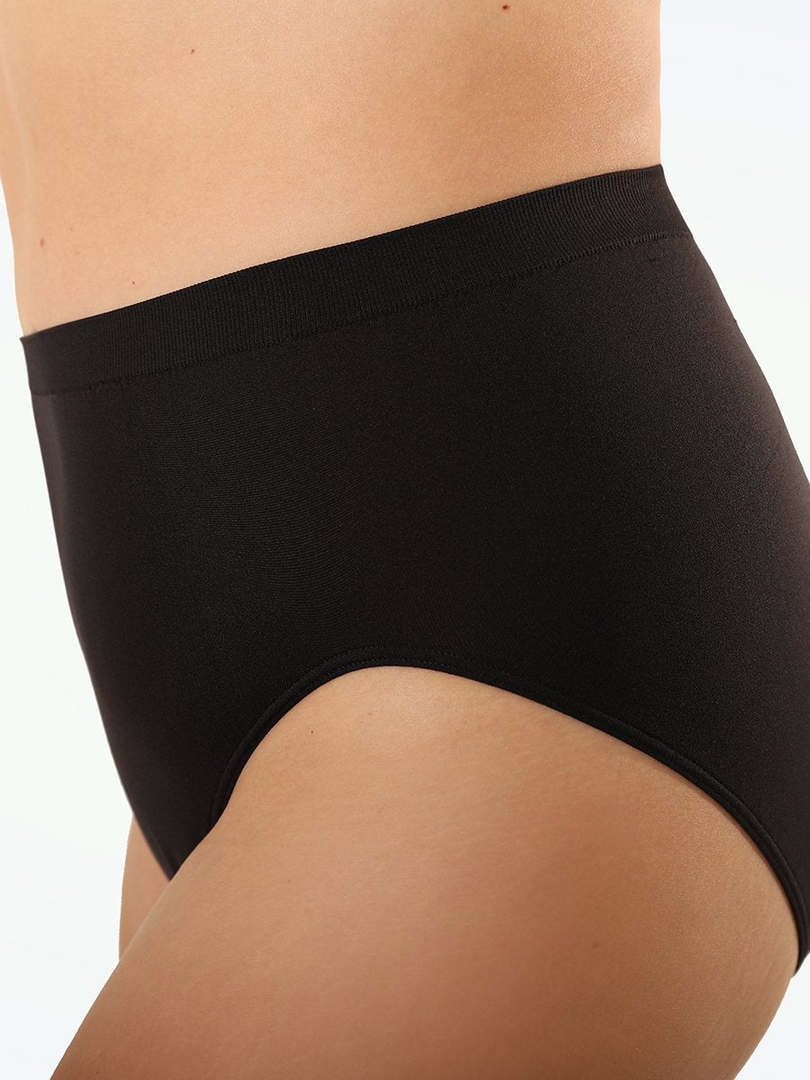 Bali Panties Black high waist shaping brief