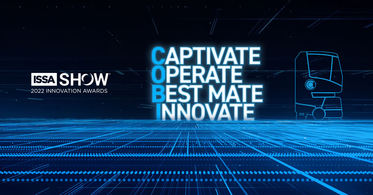 ISSA & Cobi 18  graphic art with words: Captivate, Operate, Best Mate, Innovate