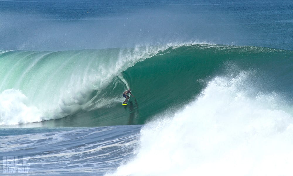 marc getting a perfect barrel to end the day