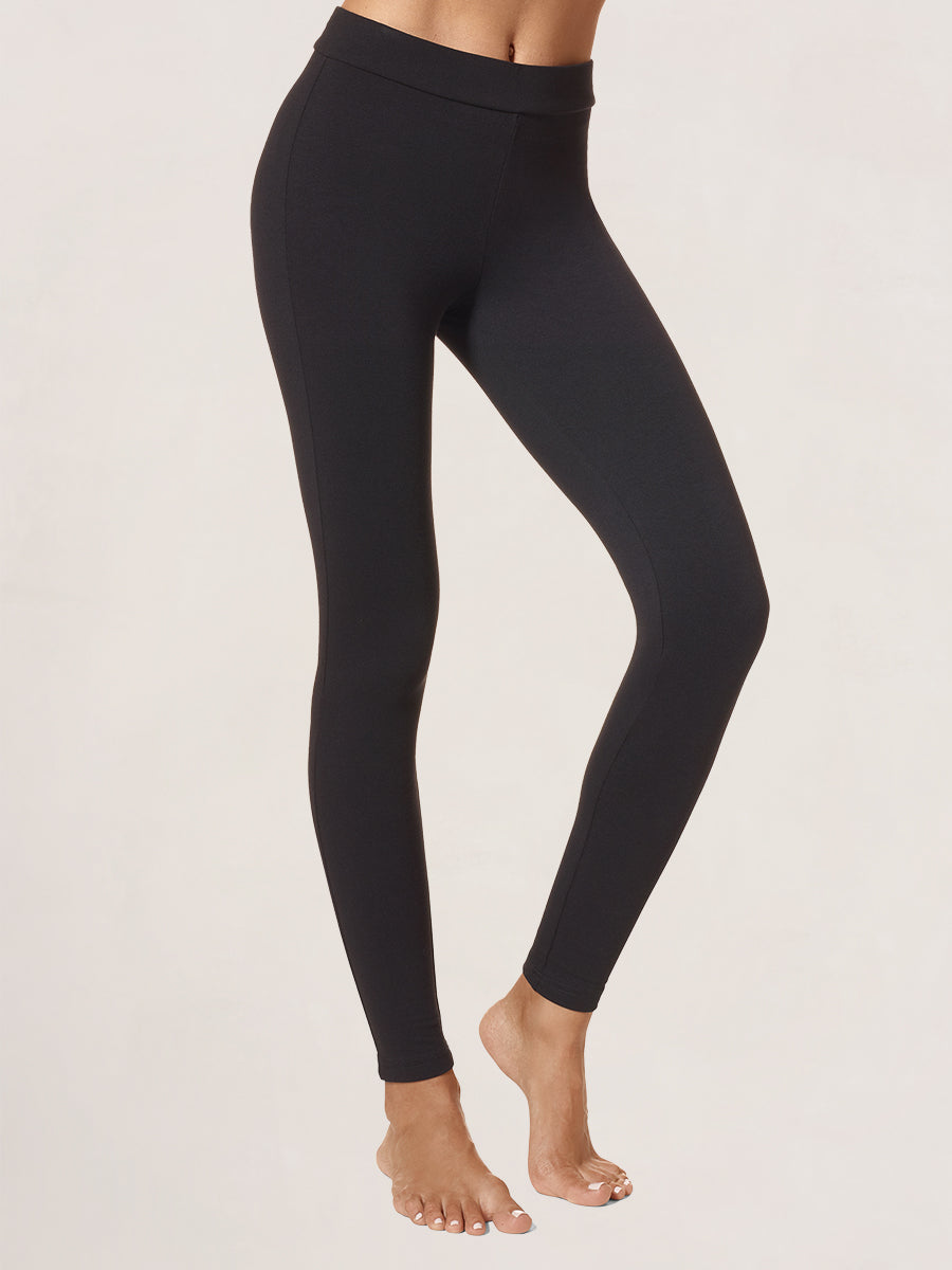 Hue Leggings Waistband is wide with elastic 