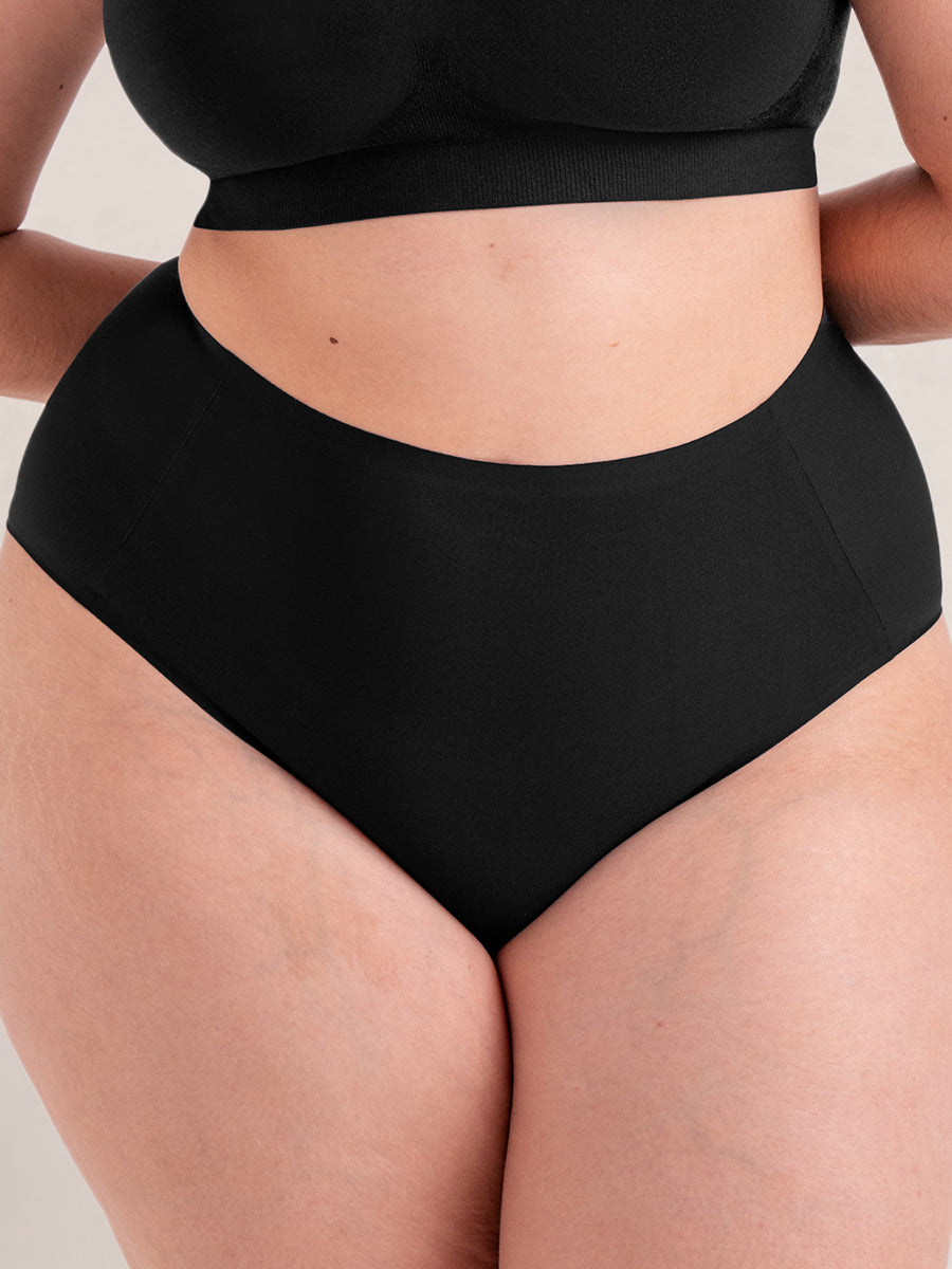 Panty ultra-stretchy brief BLACK FRONT
