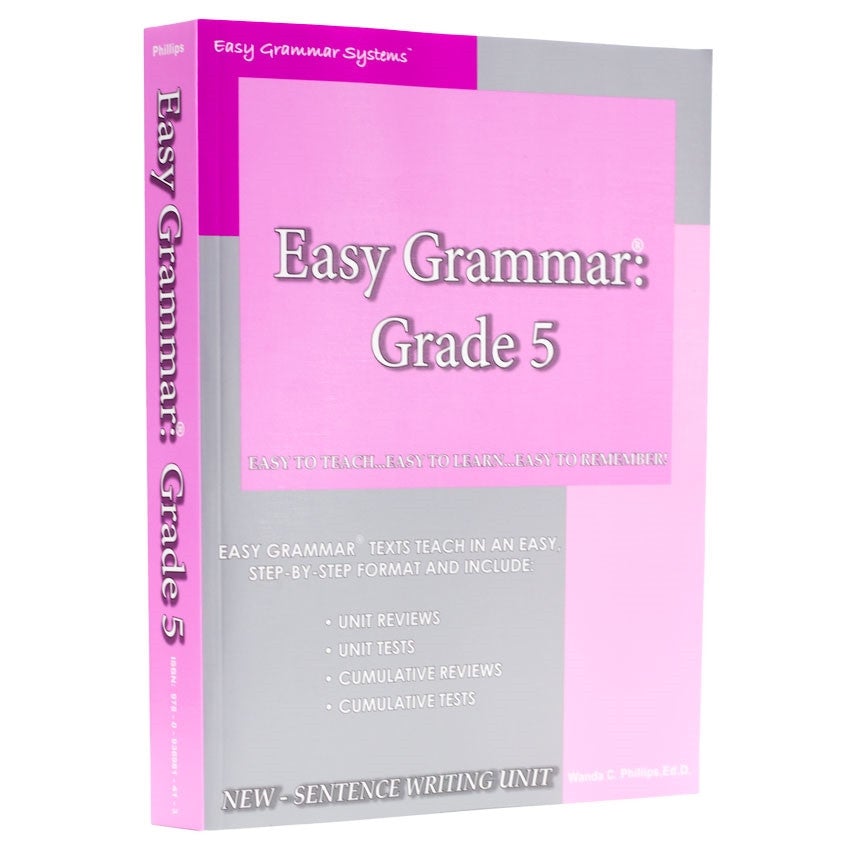 Easy Grammar Grade 5 Teacher s Guide