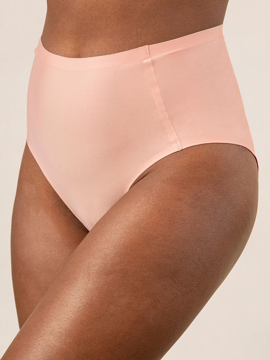 Seamless Stretch Mid-Waist Brief full coverage