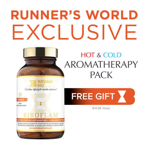 Runner’s World exclusive deal for 30% OFF Riboflam and free gift. | Bruno MD