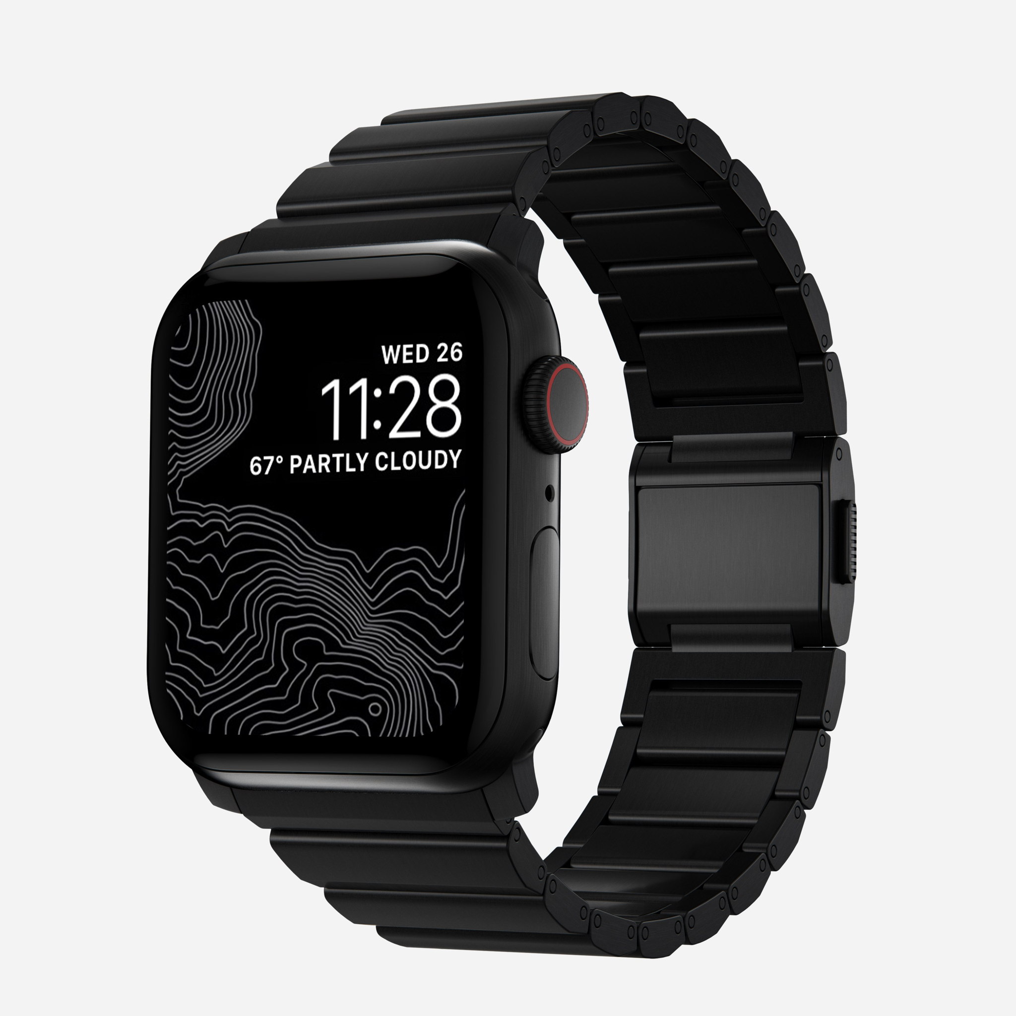 Titanium Apple Watch Band, Black Hardware | NOMAD®