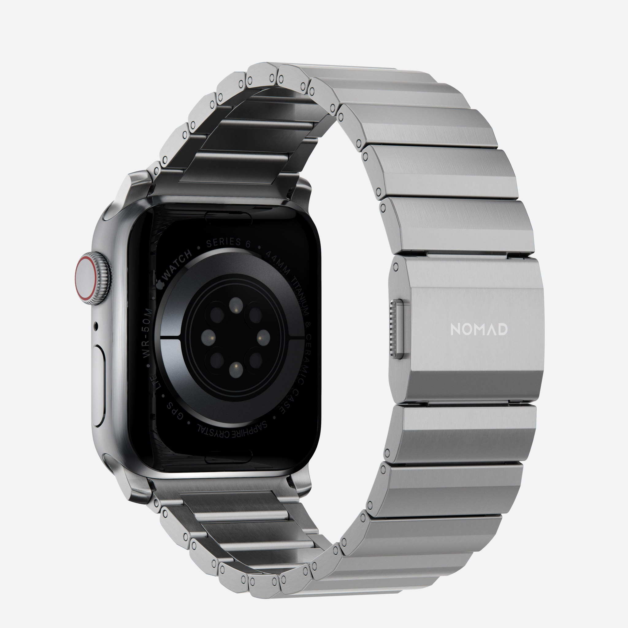 Titanium Apple Watch Band, Silver Hardware  NOMAD®
