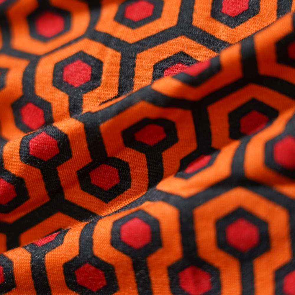 Orange Hex Modal Fabric