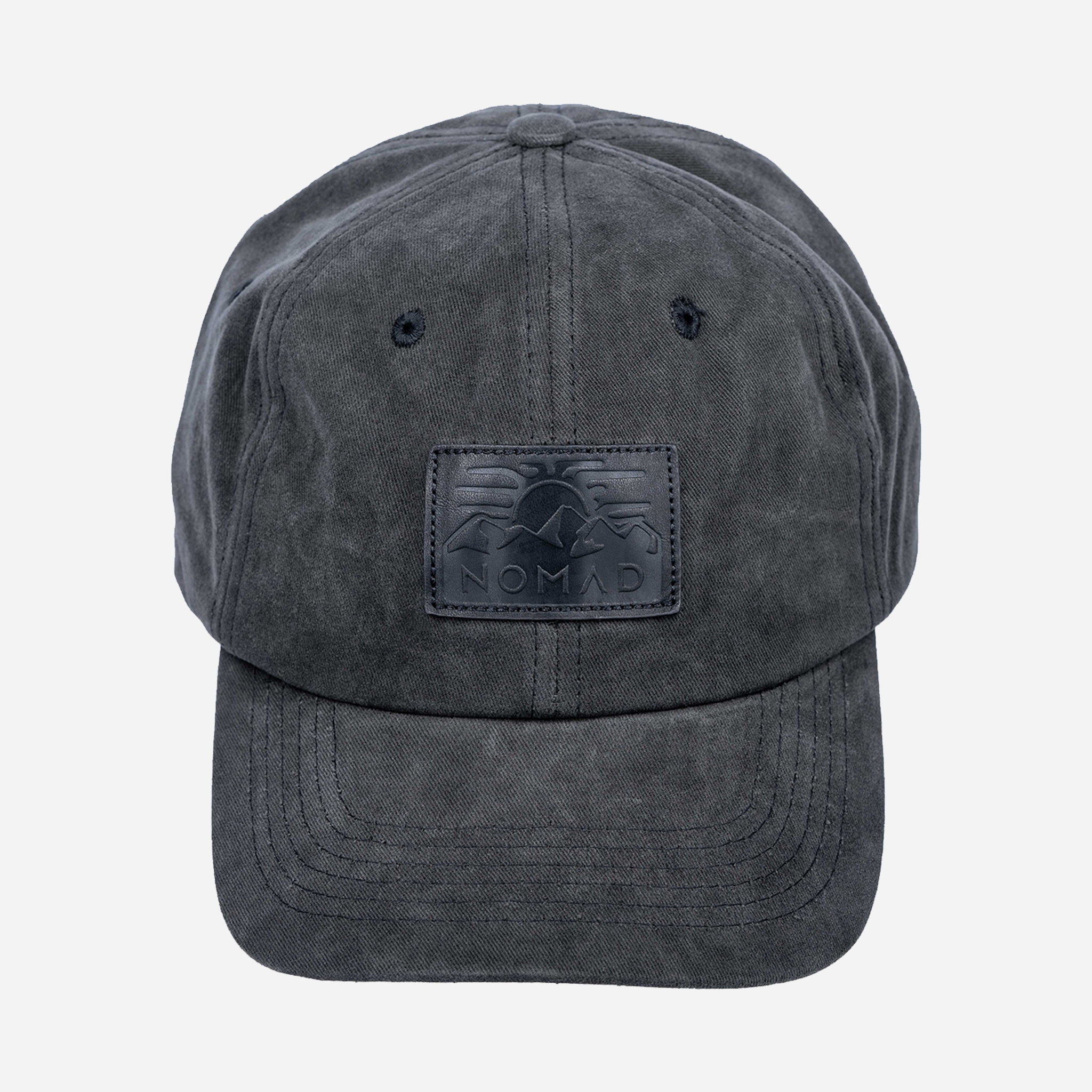 Black Washed cotton cap dad hat FRA FUGITIVE RECOVERY AGENT 