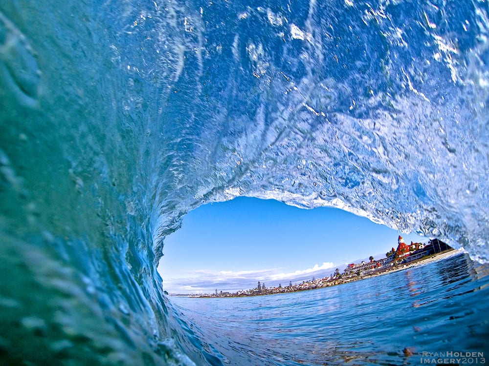 a Coronado-Barrel captured by ISan Diego Surf & SUP Photographer Ryan Holden