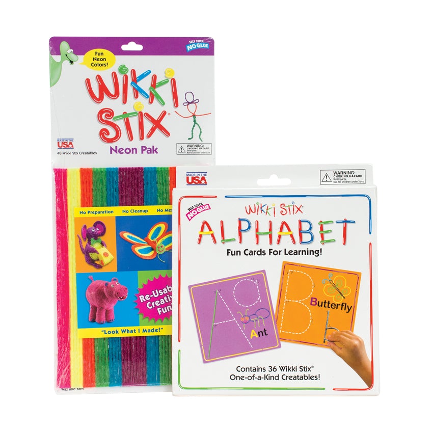 Wikki Stix Alphabet Cards With Upper and Lowercase 