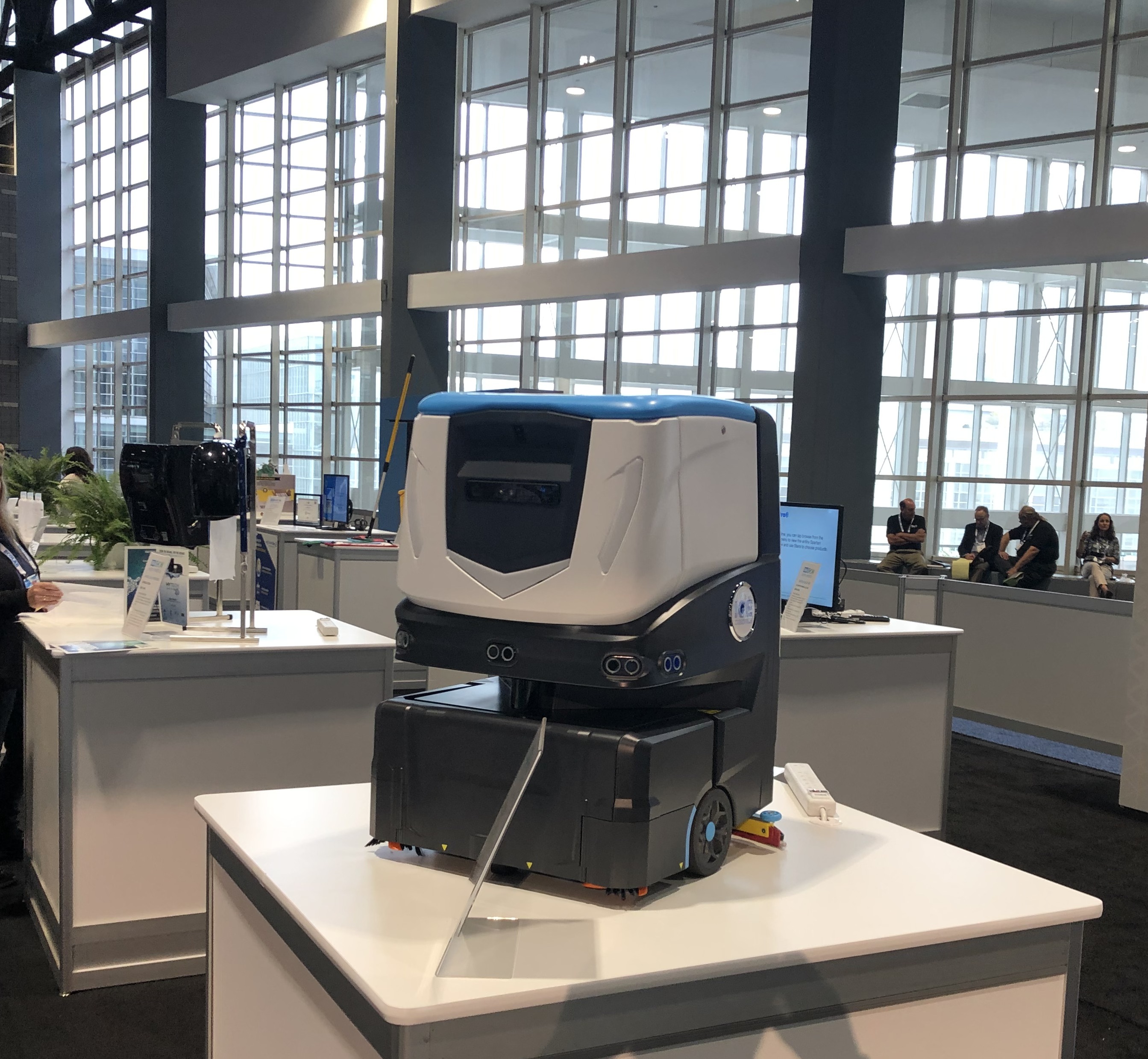 Cobi 18 on display in the Innovation Station at ISSA 2022