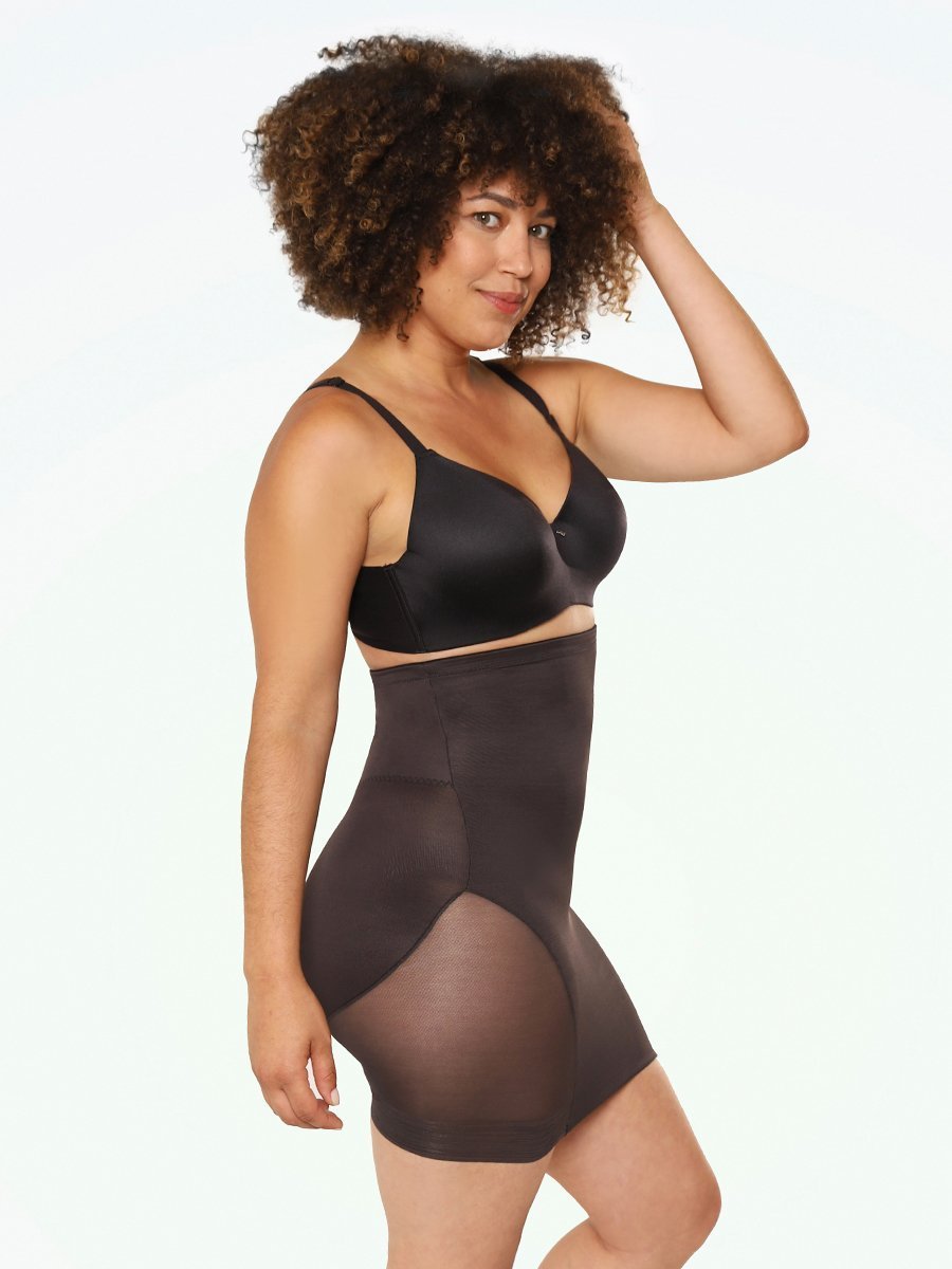 Shapermint Miraclesuit Slips Black / L Miraclesuit® Sexy Sheer High Waisted Shaping Slip