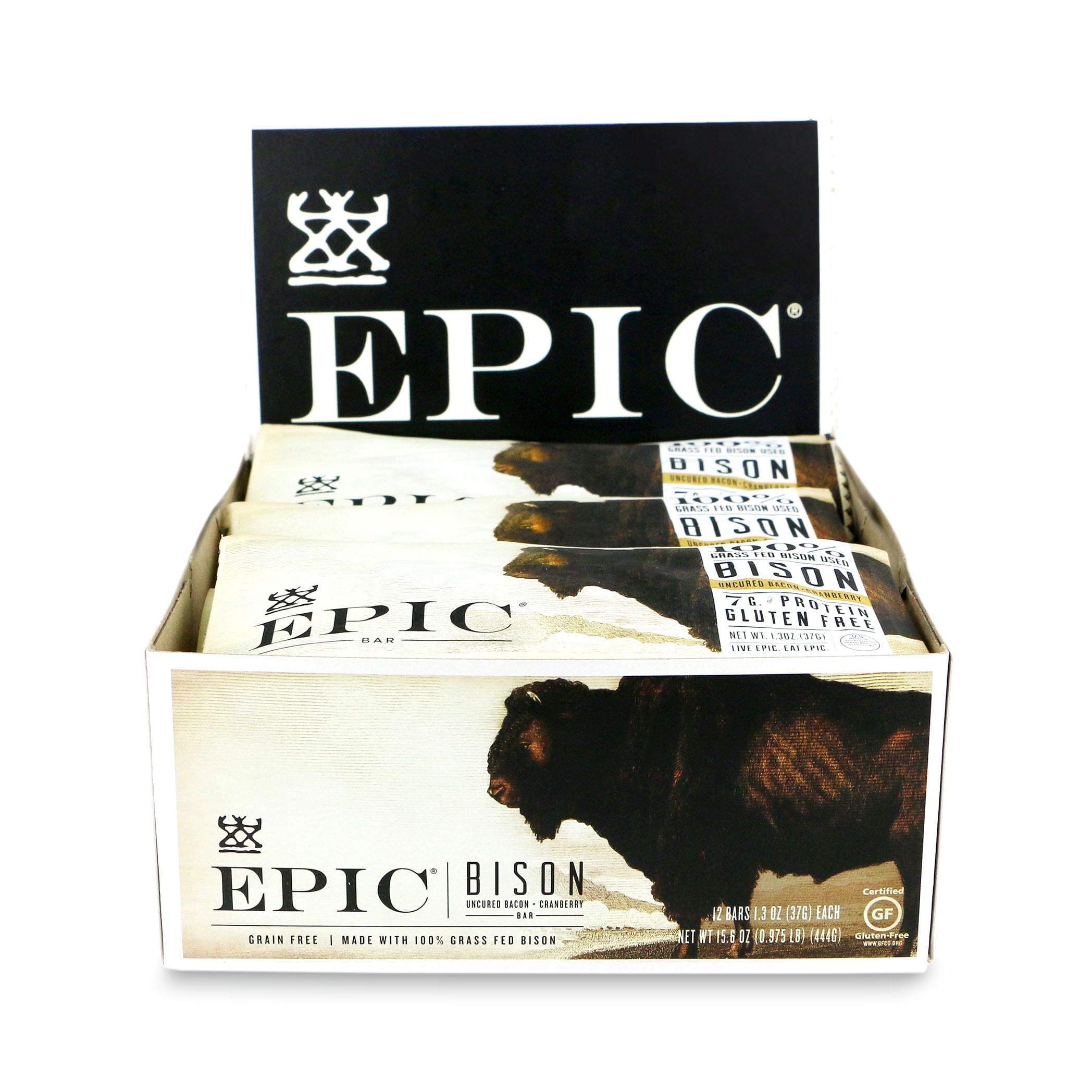 Epic Bars Grass Fed Gluten Free Protein Bars