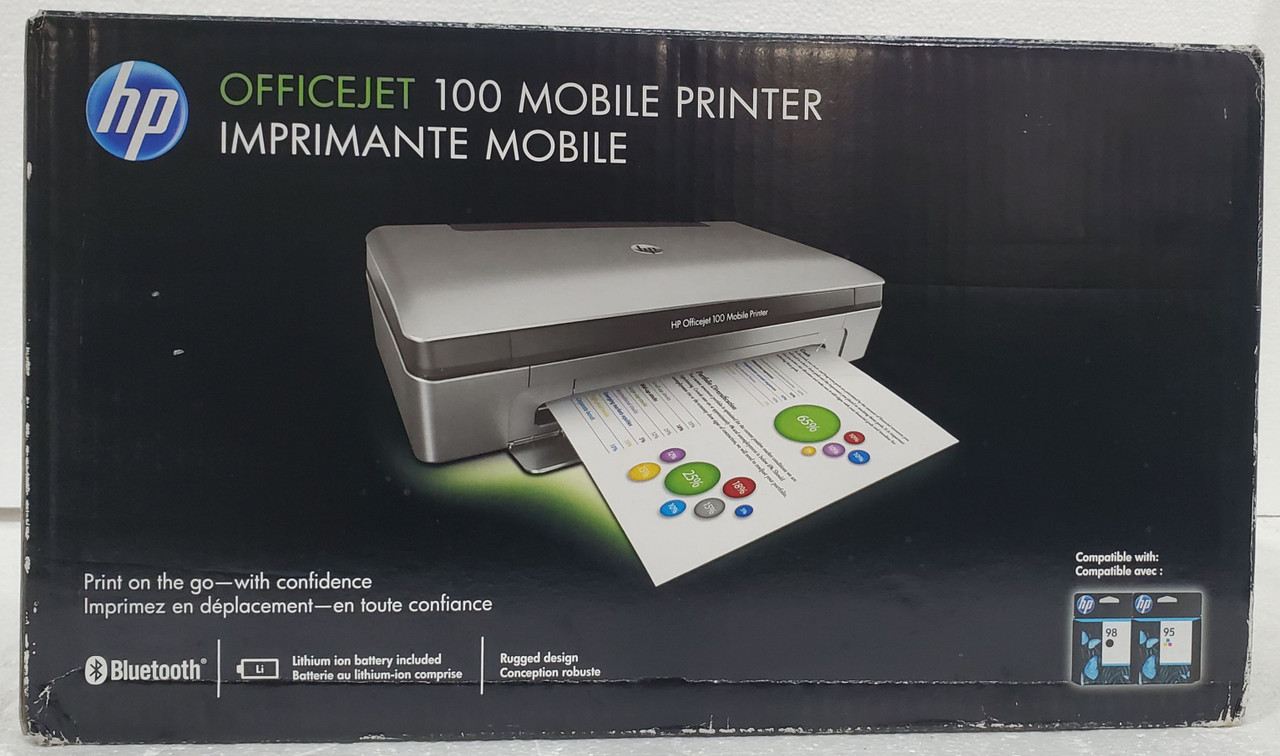 Uendelighed Creep Kan ikke lide HP Officejet 100 Mobile Color Inkjet Printer New Open Box - DISCOUNT  ELECTRONICS