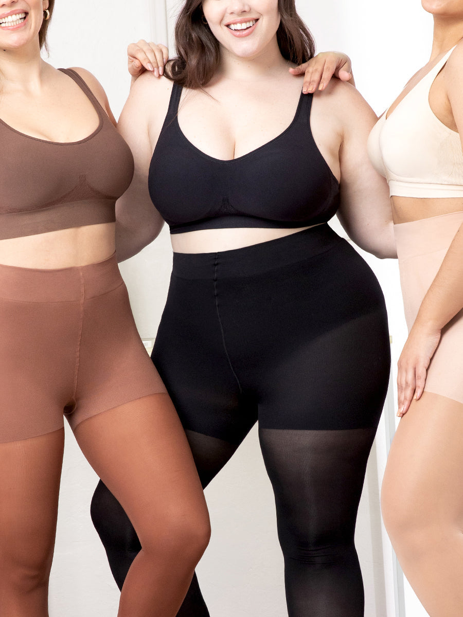 Shapermint Essentials Tear-proof Shaping Tights plus size