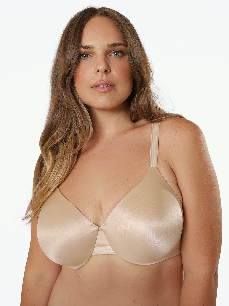 Shapermint Bali Bra Soft Taupe / 38C Bali® One Smooth U® Smoothing & Concealing Underwire Bra