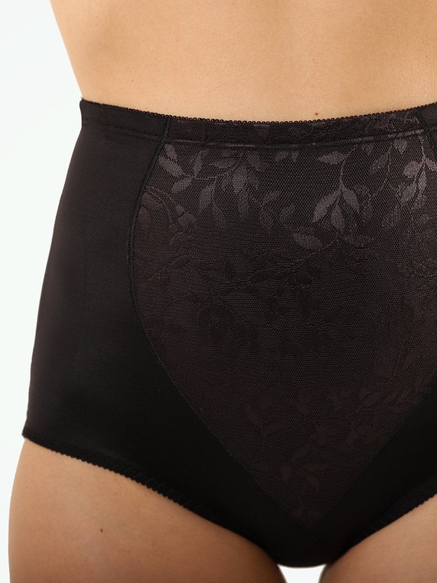 Shapermint Bali Panties Black Jacquard / S Bali® Firm Control Tummy Panel Brief shapewear (2-Pack)